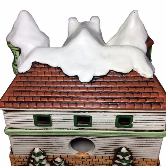 Lefton Christmas Apothecary Building #06900 Geo Z. Lefton Ceramic 1988 - Picture 13 of 14